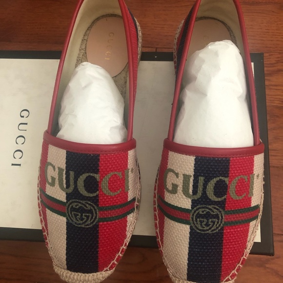 Gucci canvas Sylvie espadrilles - Picture 2 of 5